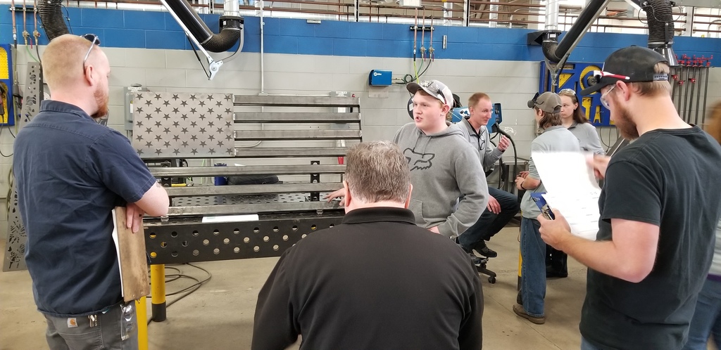 SDOAthensWI's tweet photo. Students were able to participate in the NTC welding competition at the NTC campus. Students had to make a portfolio and present their projects to a panel of judges. It was a great experience for those that attended. https://t.co/bARQByFORs