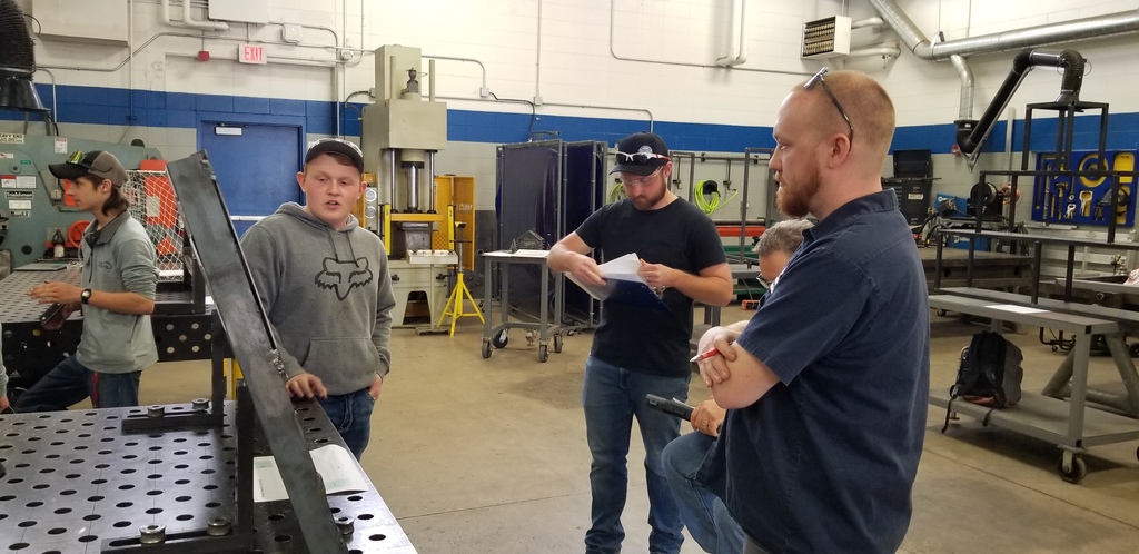 SDOAthensWI's tweet photo. Students were able to participate in the NTC welding competition at the NTC campus. Students had to make a portfolio and present their projects to a panel of judges. It was a great experience for those that attended. https://t.co/bARQByFORs