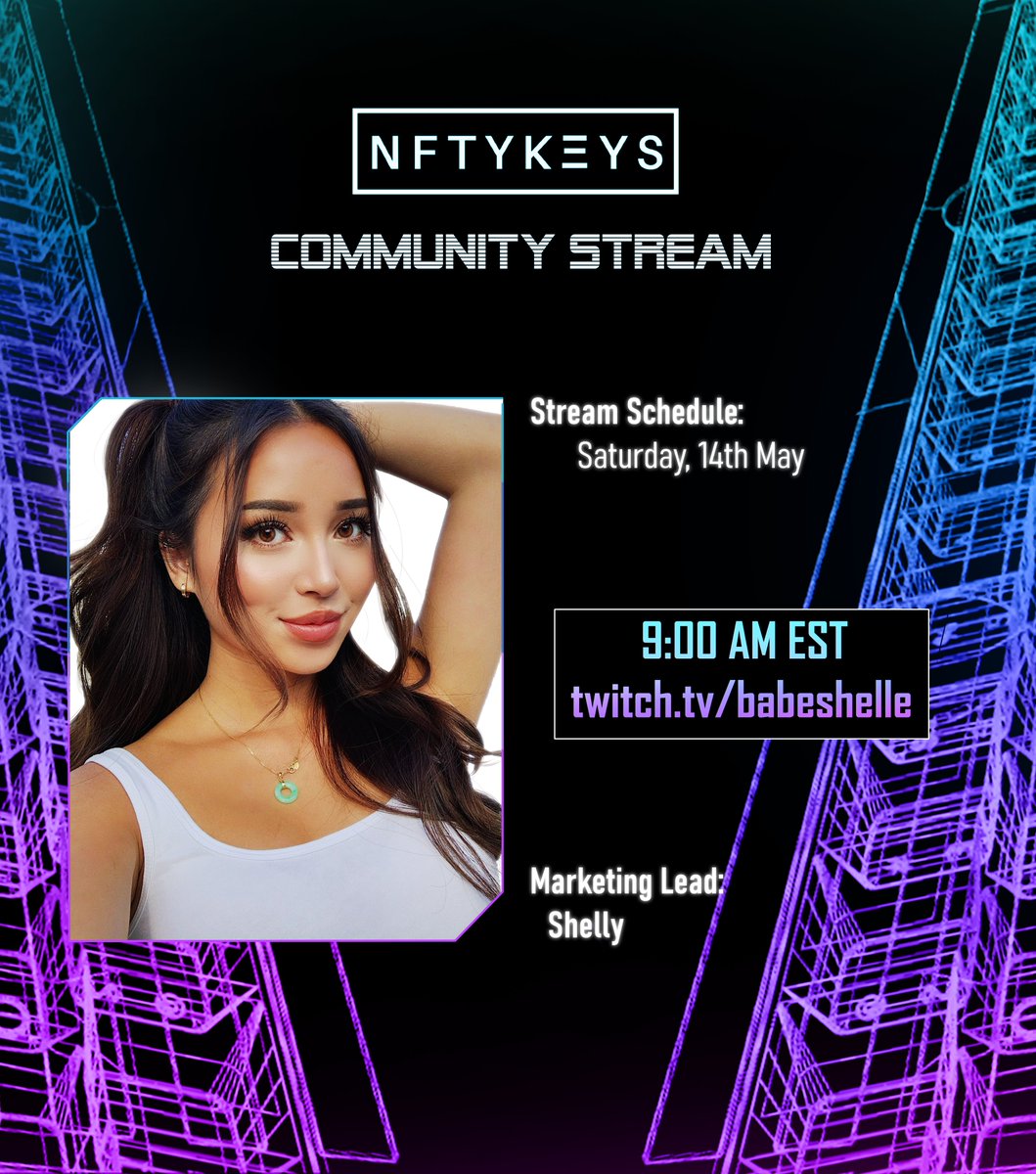 NFTYKEYS's tweet photo. Keebers ⌨️, come join our community stream with @babeshellee this weekend for more invites and whitelists✨

Let’s see how fast you can click clack…💜 https://t.co/6TfUdES5b3