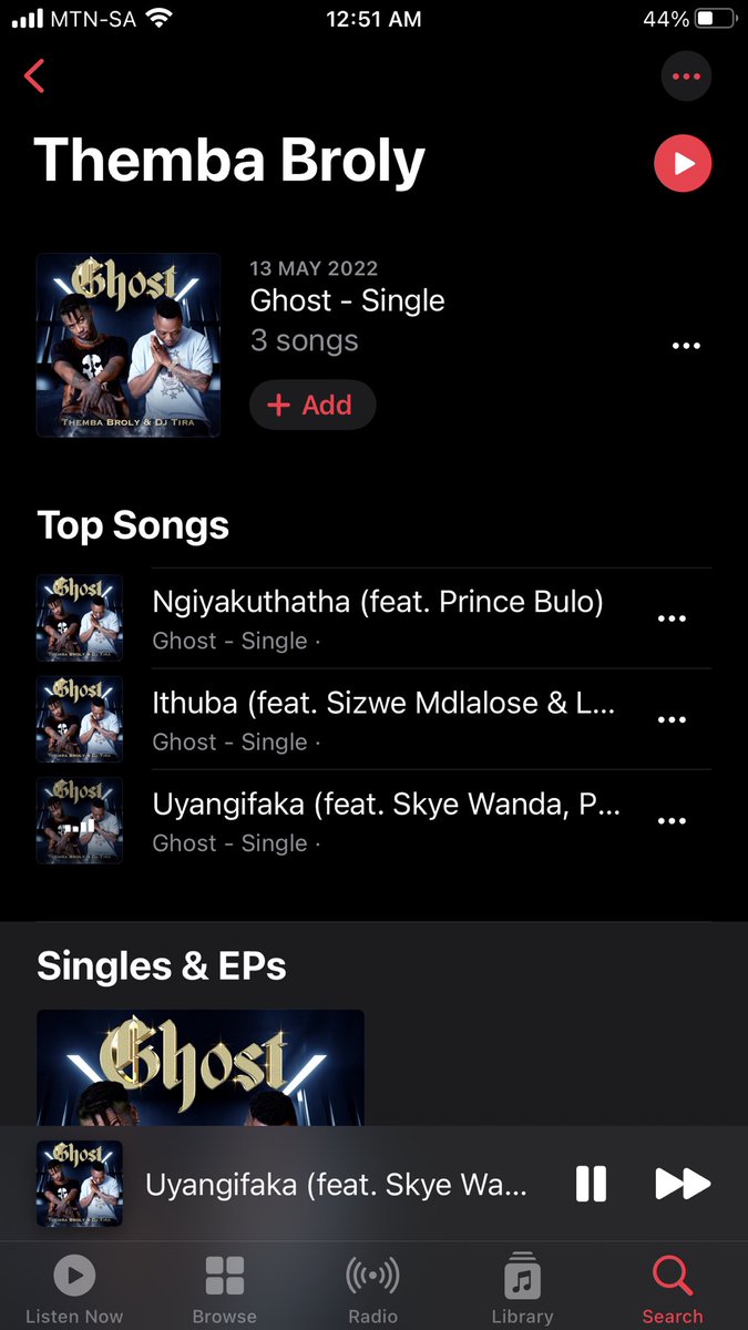 Deliaberry_Dee's tweet photo. I want #Uyangifaka to reach number 1 on all streaming platforms, I can’t emphasize this enough🔥🔥🔥

Too much fire this one 🥺👌🏾��🏽

#GhostEP 

https://t.co/oNFHbacDTH https://t.co/bub6DdwHYH