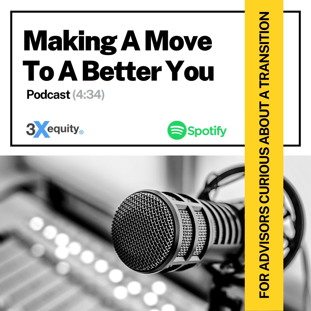 3xEquity's tweet photo. Our latest blog post is now available as a podcast. https://t.co/9erLlRDYVa #advisortrends #financialadvisors #finpods #spotify https://t.co/Kxl5TttVte