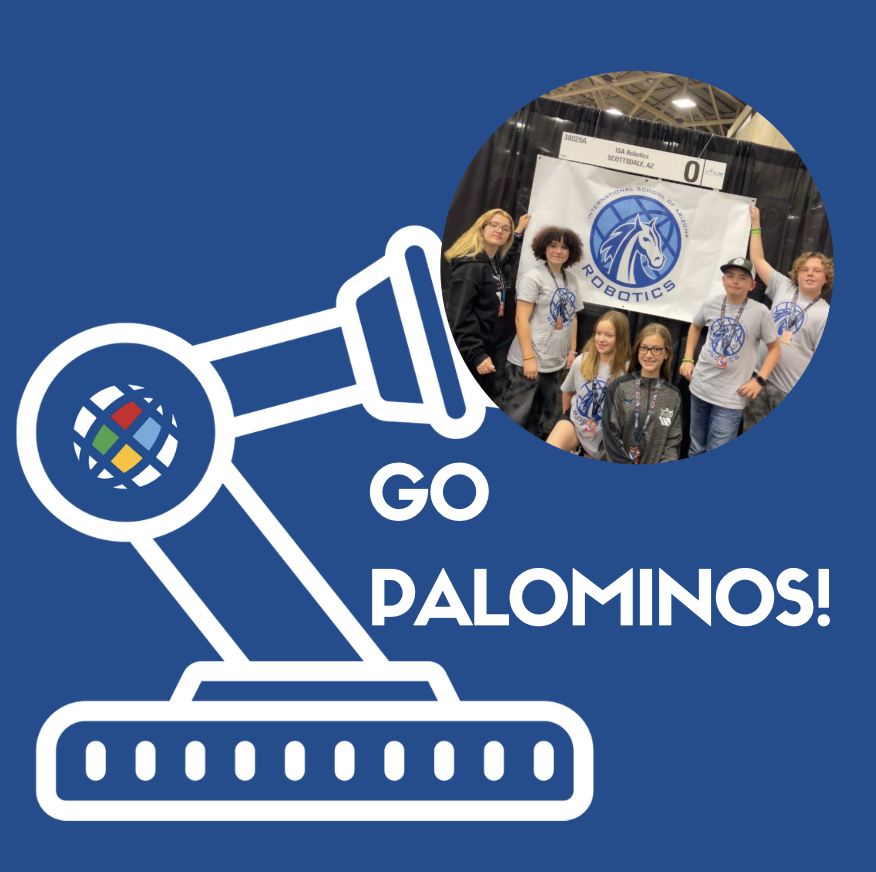 ISAZpalominos's tweet photo. We are so proud of our Robotics team! Great job in Dallas. Go Palominos!
#ISA #ISAZ #palominos #internationalschoolofarizona https://t.co/MlT7hjwYgg