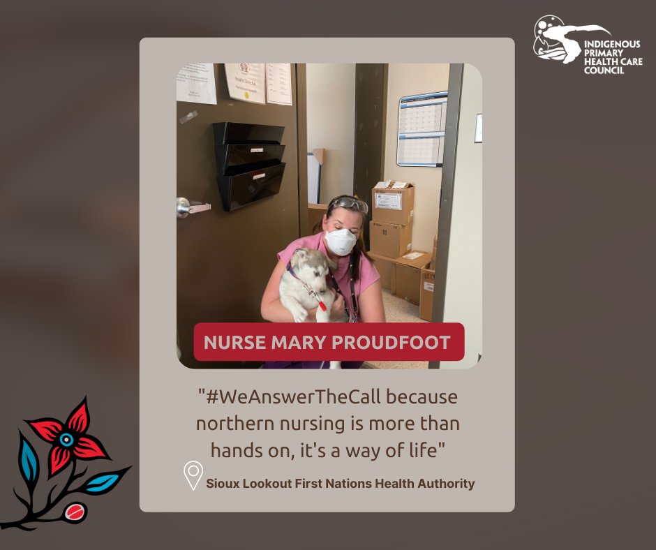 iphcc_ca's tweet photo. Nursing in Northern Ontario is a way of life! Nurse Mary Proudfoot from @slfnha #AnswersTheCall
#CNA2022 #WeAnswerTheCall #IKnowANurse #NationalNursingWeek #IND2022 #Nurses2022 #VoiceToLead https://t.co/eZjnRn1Hdo