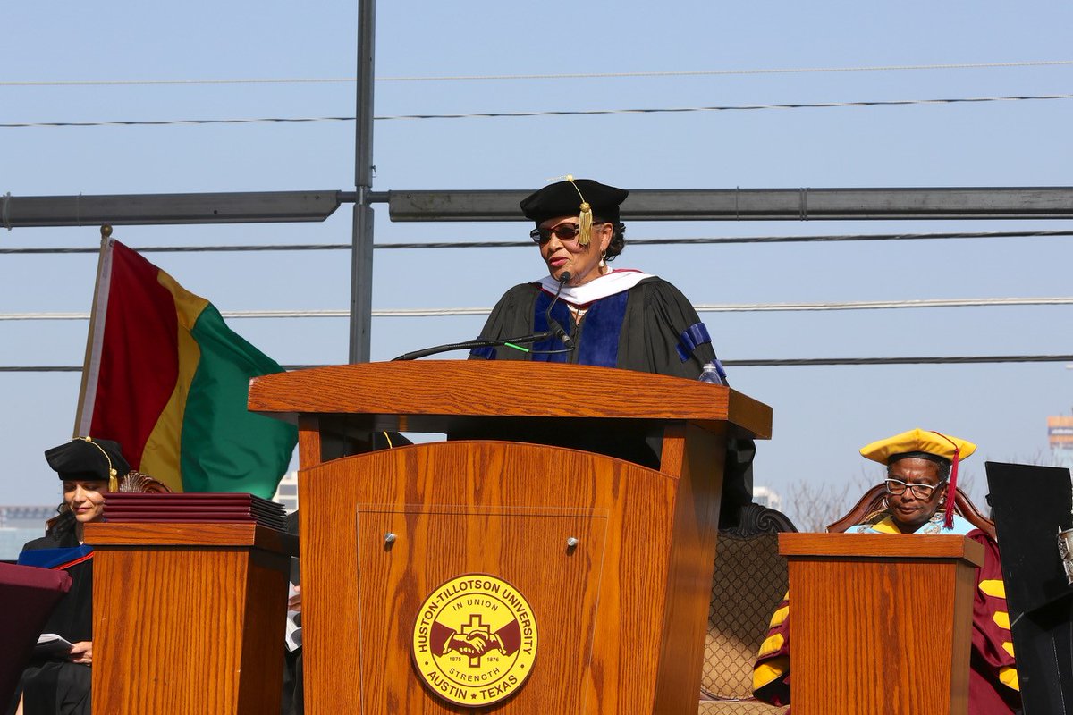 HustonTillotson's tweet photo. #fRAMily, Saturday's gorgeous Commencement Convocation is still fresh on our minds! Enclosed, several images featuring our inspiring 2022 Commencement Speaker, @RepAdams, Ph.D. of the 12th Congressional District of North Carolina! #HT22 #HTisIDEAL #WeArefRAMily https://t.co/kvvFKYAKHM