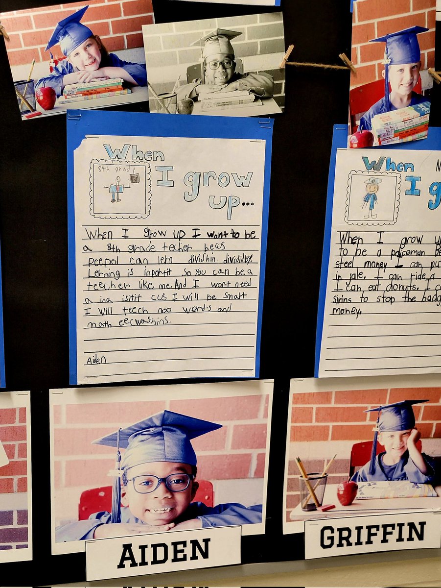 LinetteStephens's tweet photo. In my next life I think I'll be a bulletin board designer.They're all my favorite but this one is always my most favorite! Proud of all of these 604 students who are finishing up their kindergarten year! 🎓❤️🎓❤️🎓
#firstgradeherewecome 
@ntimmerm 
@RTEFlightStatus 
@RichlandTwo https://t.co/1HwgLOLik1