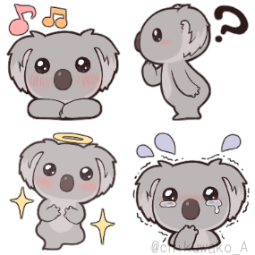 コアラのtwitterイラスト検索結果