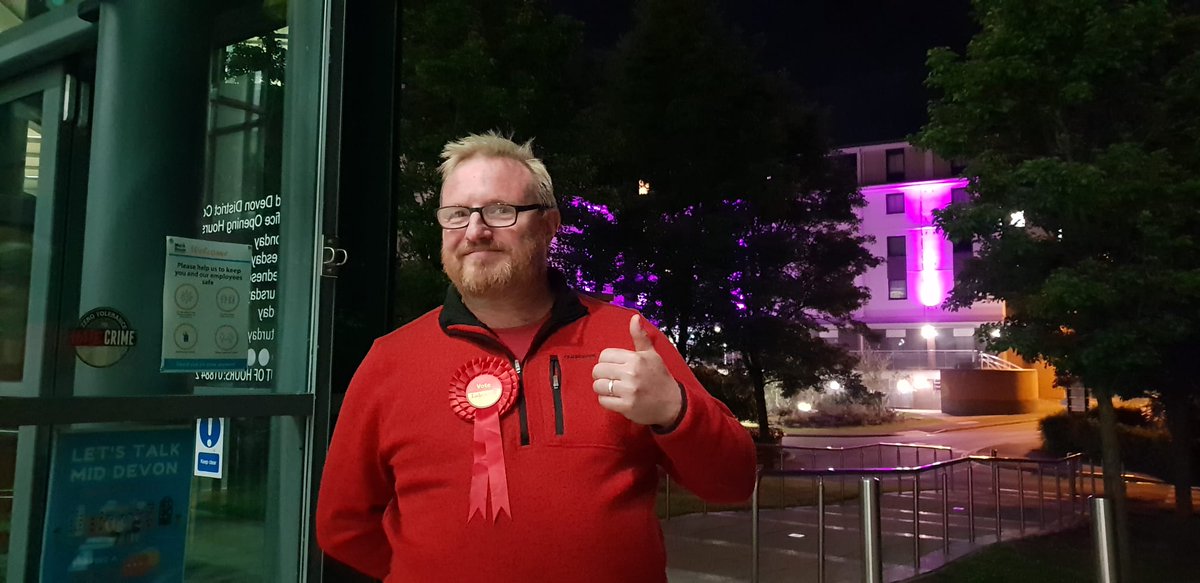 LizPoleLabour's tweet photo. In Tiverton @UKLabour's Jason Chamberlain has won the town council election, amplifying the priorities of new Tiverton High School, cost of living crisis, infrastructure &amp; 3G pitch, plastic &amp; carbon reduction, &amp; affordable housing w/ @LukePollard  @JakeBonetta #TivertonandHoniton https://t.co/oL2ifqFL7t