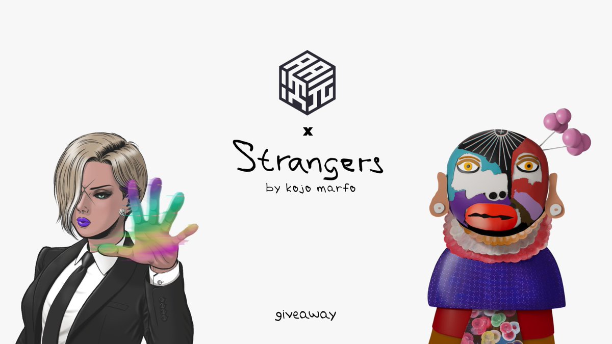 🧿 Strangers x Citizens of Tajigen 🧿 

We are giving away 3 WL spots for each project 👀

Rules :
> RT/Like this Tweet
> Follow <a href="/Strangers_Kojo/">Strangers by Kojo Marfo</a> , <a href="/0xTajigen/">Citizens of Tajigen</a> , <a href="/NFTVik_/">NFTVik</a> 
> Tag Frens

Good luck ♥️