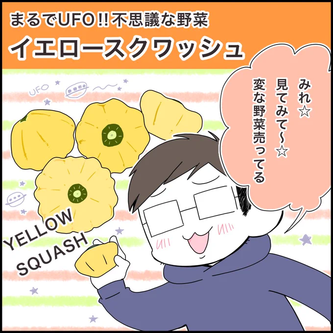 UFOみたいな野菜の話☆ 