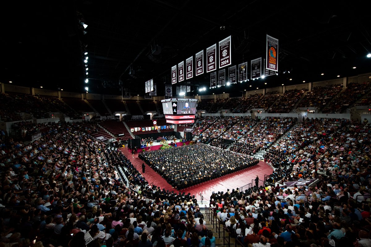 msstate's tweet photo. "Once a Bulldog, ALWAYS a Bulldog!" 

Congratulations to our newest graduates! Go forth and be the shining example of excellence that you have always been. We are SO proud of you! ❤️🎓  #MSStateGrad #ClassOf2022

Photos by Robby Lozano and Grace Cockrell / OPA https://t.co/BMiyklSnub