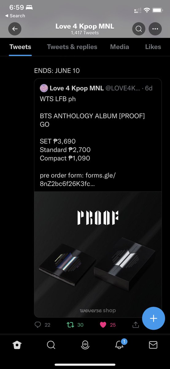 rachereal's tweet photo. @LOVE4KPOPMNL I just joined #L4KPROOFGA 💜💜💜 I can’t wait for my Proof Standard from @LOVE4KPOPMNL order yours today! https://t.co/9LpCQXrzgz