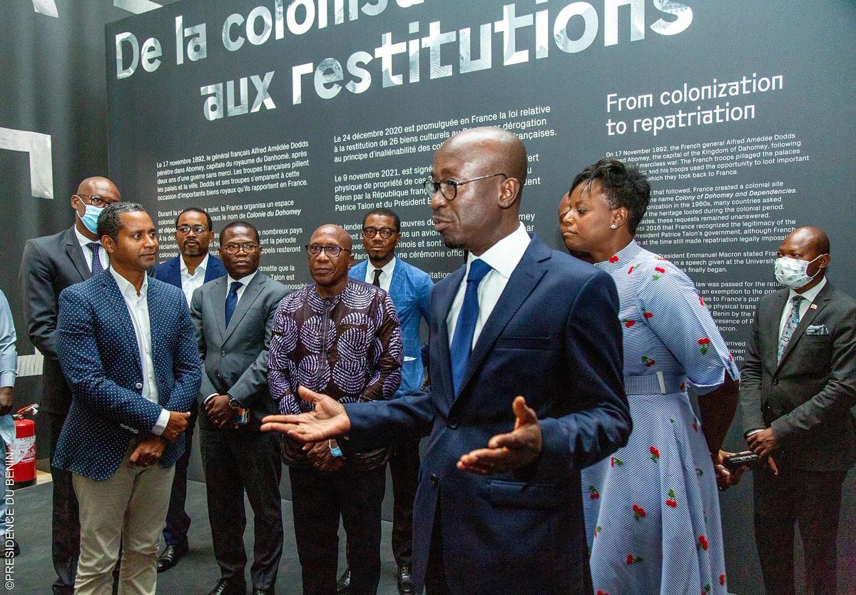 artdubenin's tweet photo. Ce mercredi 11 mai 2022, l’exposition @artdubenin a exceptionnellement ouvert ses portes pour accueillir des opérateurs économiques béninois. https://t.co/vZc1kWLyGQ