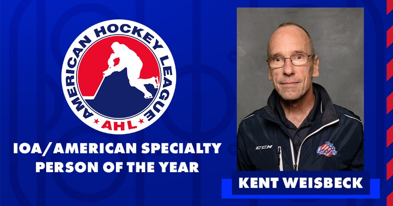 AmerksHockey's tweet photo. Kent Weisbeck has been with our team for 36 years, and his passion and dedication make him very much deserving of this honor.

Congrats!