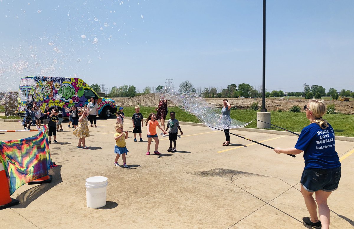 OrchardFarmRV's tweet photo. Lots of 4 wheel fun at #OFSD today! We got a visit from the Bubble Bus π«§and the Chartwells K12 Food Truck was serving π and π. https://t.co/WUOsrVnMLM