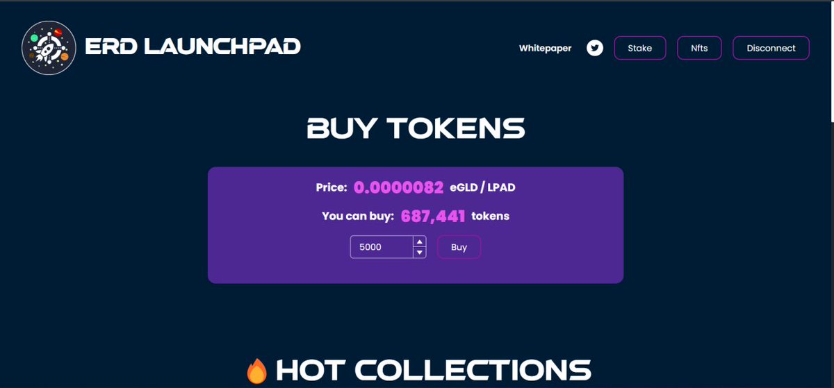 ErdLaunchpad's tweet image. The new website is gradually being built 👀
This is our homepage!❤️

You can try you chance to win 50K $LPAD:
➡️RT + Follow
➡️Join : discord.gg/8q5rUGmQnM
➡️Drop your Herotag / Address 👇

#SneekPeak #Elrond #ElrondCommunity #ElrondAIrdrop #NFT #cryptocurrency #Maiar