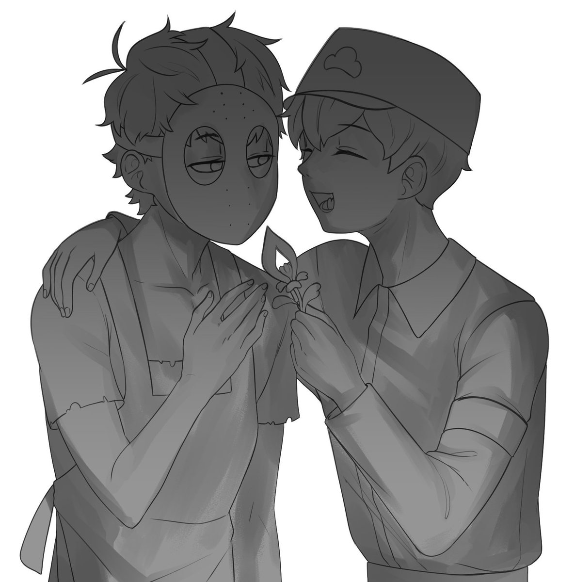 NikaMatsu's tweet photo. Some cute platonic Jyushi and Jason Ichi for @arysamatsu 🥺 https://t.co/TCrs748BfN
