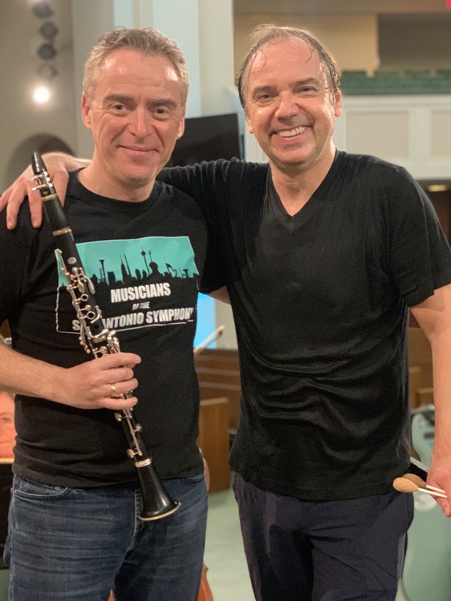 IlyaShterenberg's tweet photo. Looking forward to Mozart Clarinet Concerto, with Sebastian Lang-Lessing and the ⁦@musiciansofSAS⁩  Great to play together again!
⁦@SASym⁩ https://t.co/RE8aubYOkN