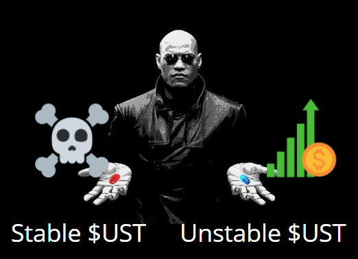 UnstableTerra's tweet photo. So....what are you going to choose?

Stealth launching in a matter of minutes!

#LUNA #Lunacrash #UST #BSCGems #CitadelScandal #terraluna #stablecoins https://t.co/sf9s4i0pJM