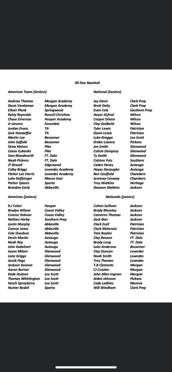 johnson_aidan7's tweet photo. Blessed to be asked to play in the junior all star game June 6th at Patterson Field. @MswalkOns https://t.co/EleMeHAvoQ