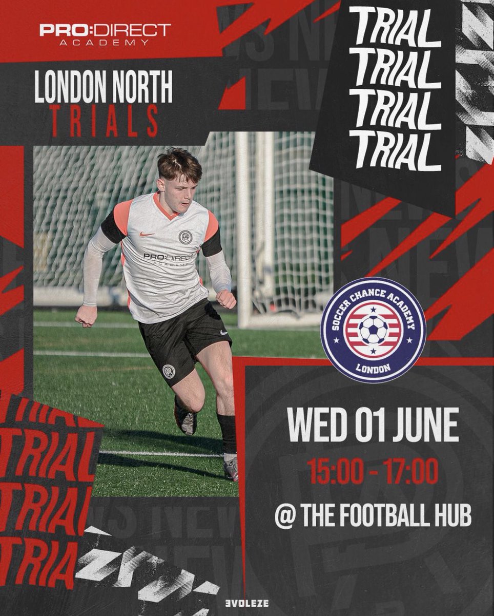 Announcement 🔥🔥⚽️

We are excited to announce that SCA London and Pro Direct Academy will be partnering to create PDA North London. 

More information on t partnership will be released soon.