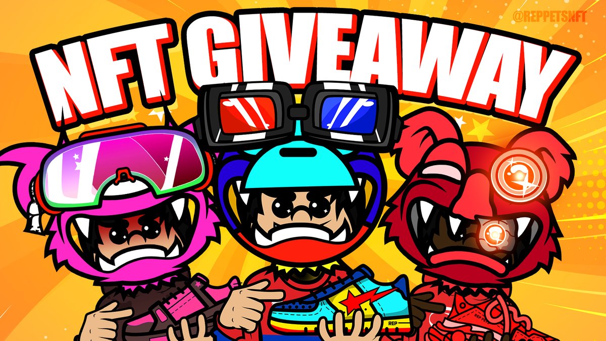 RepPetsNFT's tweet photo. 🎉RepPets NFT GIVEAWAY🎉

How to enter:
1️⃣Like &amp; RT
2️⃣Follow @RepPetsNFT 
3️⃣Join DISCORD
👉 https://t.co/86g6jEgdIG

Winner will be whitelisted to mint 1 FREE #NFT the day before mint - Chosen 48 hours in discord

#nft #NFTs #Sneakerella #NFTGiveaways #NFTdrop #NFTCommunity https://t.co/41zkH57zMc