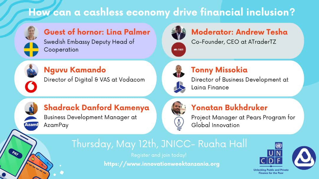 NguvuK's tweet photo. At Vodacom, inclusion for all is our second fundamental pillar. It was great discussion on the panel earlier today. Our innovative products will continue to drive the cashless transformation journey #Songesha #LipakwaMpesa #Paisha @VodacomTanzania @mBongo #IWTz2022 https://t.co/Hxh82KNdND