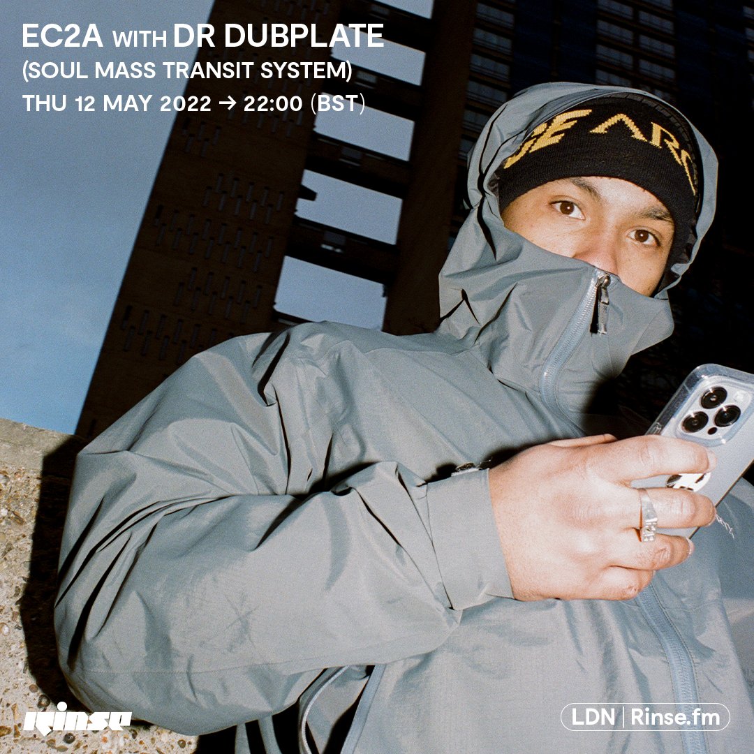 RinseFM's tweet photo. Next up it's #ec2a with @Dr_Dubplate & #soulmasstransitsystem on https://t.co/6hLtrLYpIS + 106.8FM
#RinseFM https://t.co/MOzOVV5P8M