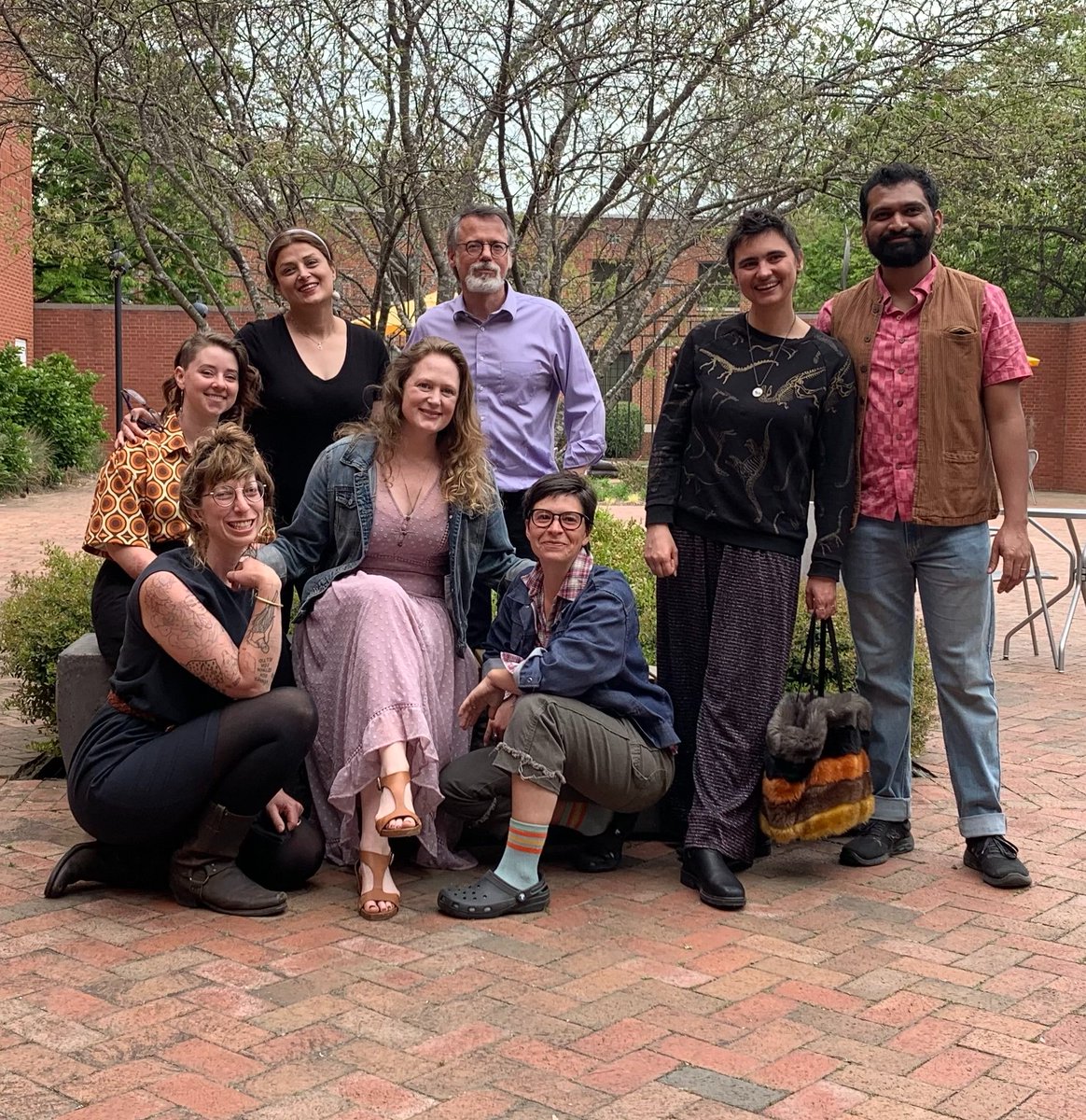 LAST CALL! 2022 UNCG MFA Thesis Exhibition Sat May 14. Featuring new work by MFA students in the UNCG School of Art. photo: Taylor Allison, Hediyeh Bondar, Chris Cassidy, Anna Abhau Elliot, Neeraj Sebastian, Sarah LaPonte, Jennifer Meanley, Ash Strazzinski. Photo: Derek Toomes.