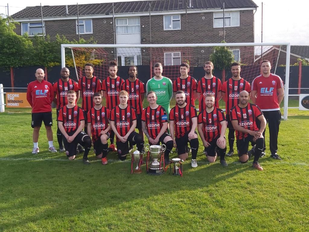 NewsomeFC's tweet photo. Newsome FC Reserves 
                     🏆🏆🏆
@hdafl Res. Div. 1 Champions 21/22
Richardson Cup Winners 22
Hudds.  Junior Trophy Winners 22
#WTB4LIFE #FYJM https://t.co/j0yGH7KV76