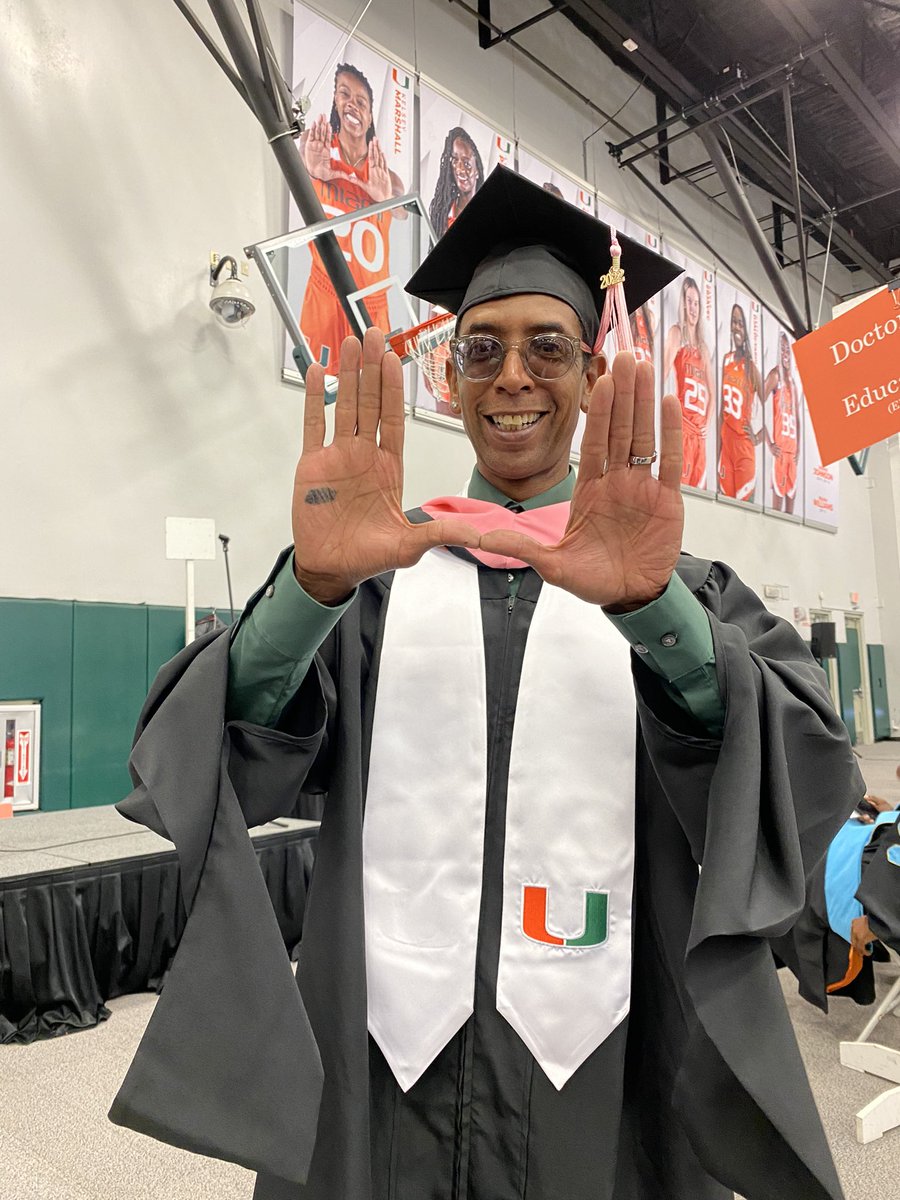 Congratulations to my husband #canegrad from the Frost School of Music!!! Woo-hop