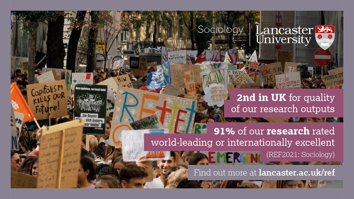Sociology Department Lancaster University tweet media