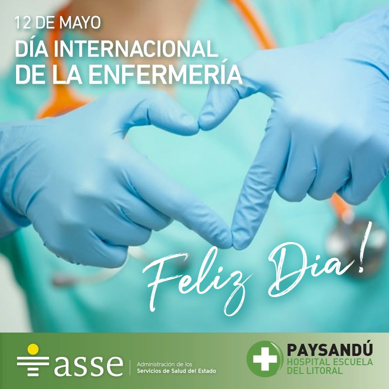 HospitalPaysan1's tweet photo. 📌 El Día internacional de la enfermera se celebra el 12 de mayo en todo el mundo con ocasión del aniversario del nacimiento de Florence Nightingale. 
#hospitaldepaysandú #díadelaenfermería https://t.co/7c9fGC8DOg