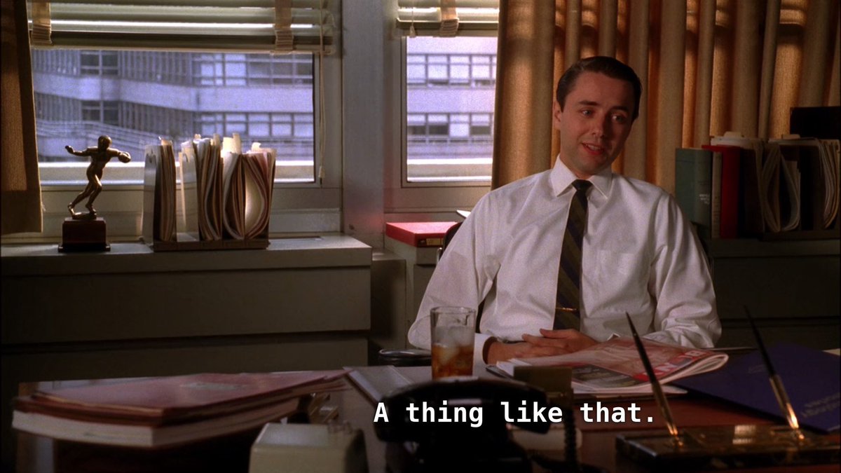 No one:

Pete Campbell: