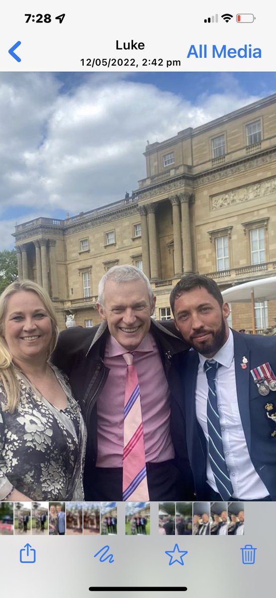Jo16Mar's tweet photo. @theJeremyVine @thenotforgotten Lovely to meet you Jeremy. My son Luke and I had a lovely afternoon. https://t.co/sY5RNaEjeI