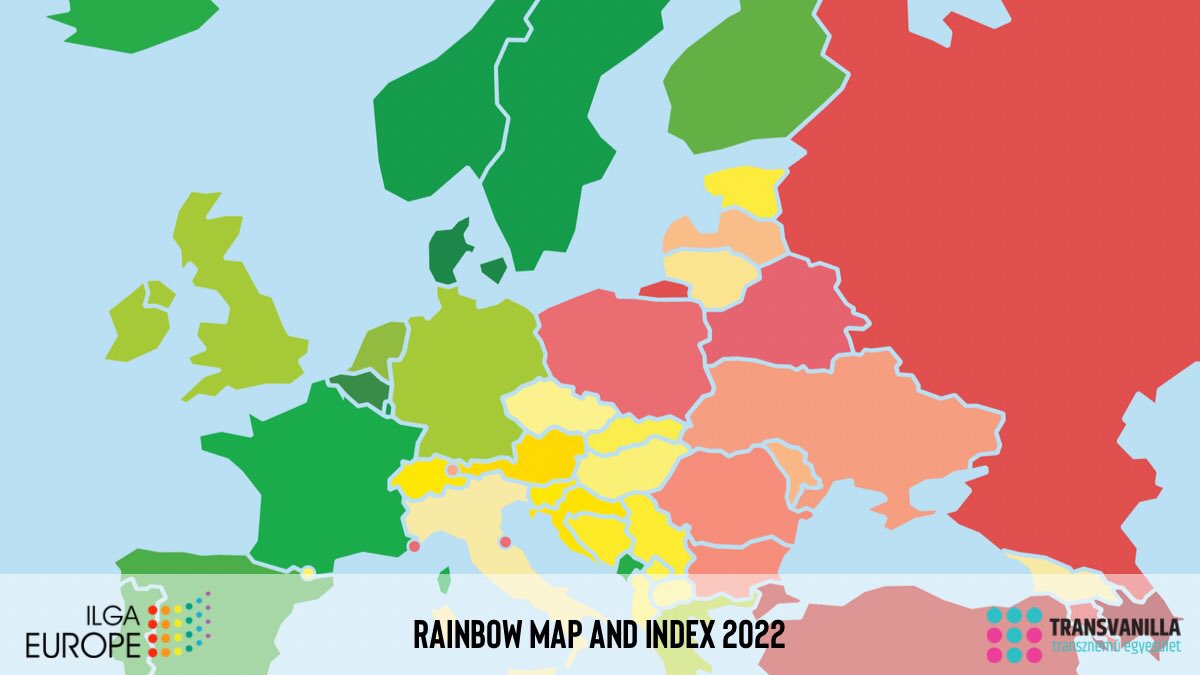 transvanilla's tweet photo. 🏳️‍⚧️ Magyarország újabb három pontot csúszott lejjebb a Rainbow Europe jelentése szerint. 🏳️‍⚧️

➡️ https://t.co/AdfXktyLQ2 ⬅️ https://t.co/vLQgU6TjJa
