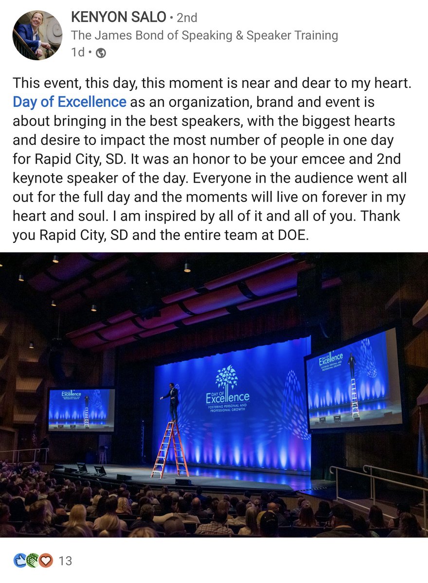 dayofexcellence's tweet photo. You are DOE Family @kenyonsalo!! #DOE2022 https://t.co/hHzWeP9uIx
