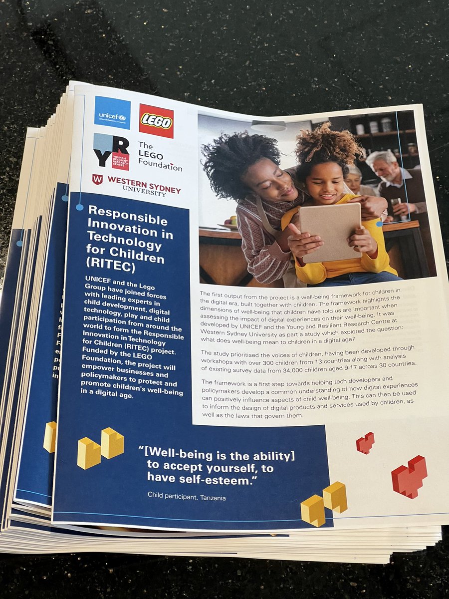 Joan Ganz Cooney Center (@cooneycenter) on Twitter photo We’re thrilled to be launching the Responsible Innovation in Technology initiative with <a href="/LEGOpolicy/">LEGO Policy</a> today! Download the report here: unicef-irc.org/ritec <a href="/UNICEF/">UNICEF</a> #ritec We’re thrilled to be launching the Responsible Innovation in Technology initiative with <a href="/LEGOpolicy/">LEGO Policy</a> today! Download the report here: unicef-irc.org/ritec <a href="/UNICEF/">UNICEF</a> #ritec