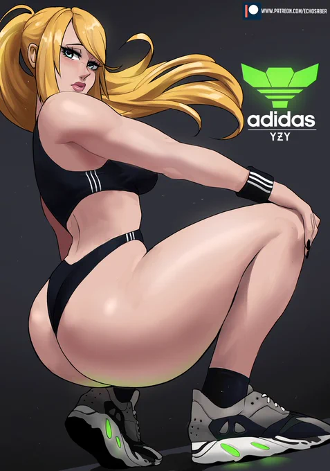 Samus rockin' the Yeezies 💕👟 