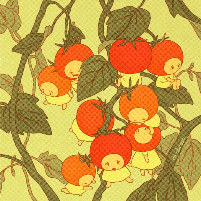 summer tomatoes 🍅 (plushes available below!) 