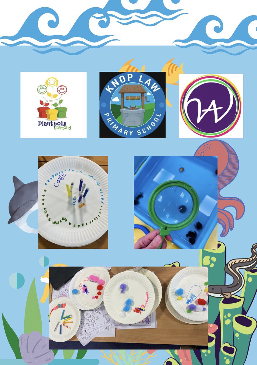 Rockpoolschool1's tweet photo. Huge shout out the the fabulous Plantpots Jesmond, Croftway Primary School and @knoplaw for having us this week. We all had so much fun we forgot photos!!! 

#handsonlearning #conservationthrougheducation #curriculum #rockpoolschool #environment #marinebiologist #paperplatecraft https://t.co/JQvlPkzKi7