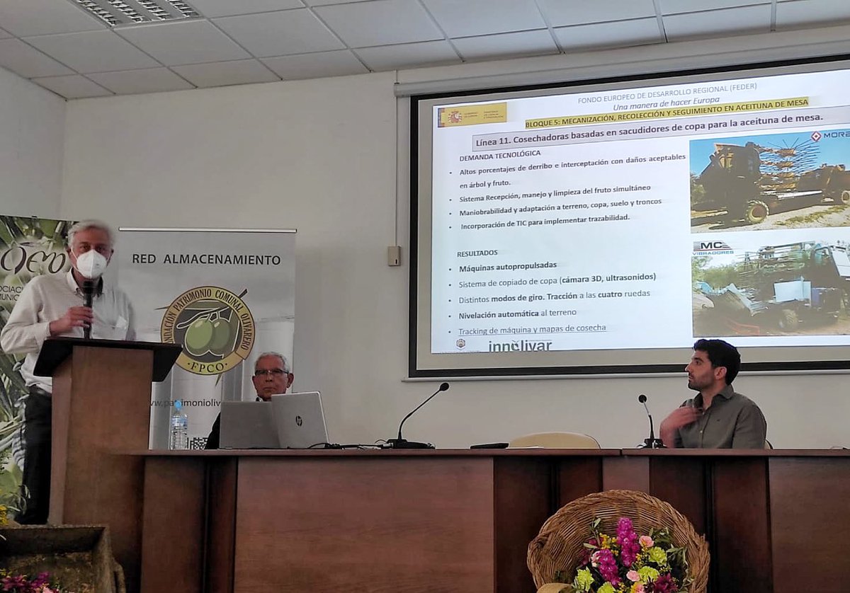 🗣#Innovación y tecnificación del
olivar y #olivicultura40 hoy en las #JornadasTécnicas de la XXI Edición de la <a href="/FeriaOlivoMonto/">FeriaOlivoMontoro</a>. Con la intervención de coordinadores delíneas de investigación de <a href="/CPPinnolivar/">INNOLIVAR</a>