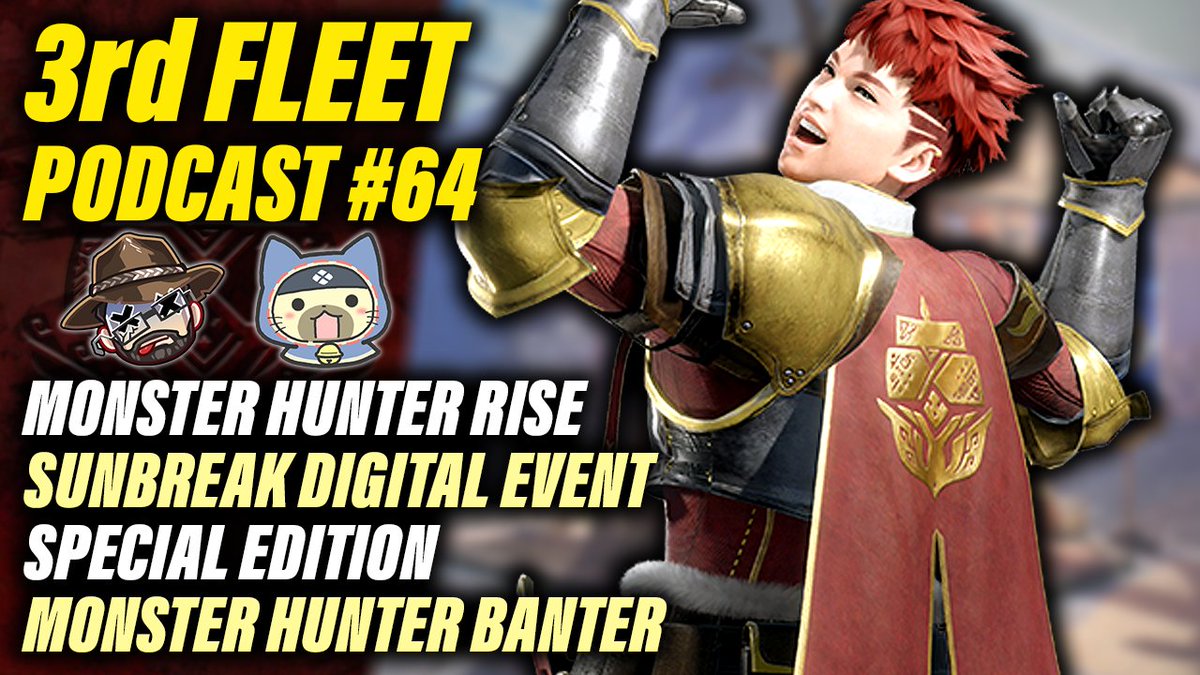 Rurikhan's tweet photo. I was able to capture drag @aevanko away from @FF_XIV_EN for 90 minutes to record episode 64 of the Third Fleet Podcast, check it out! https://t.co/KgBCgEU761 #MonsterHunter RT's appreciated, audio-only version should be hitting your feeds right now. https://t.co/n0Gxghqmzn