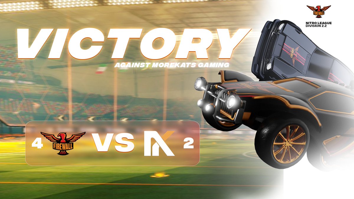 FireWall (@teamfirewallrl) on Twitter photo Schon wieder ENDSTAND 4:2 🔥
Der nächste Sieg der Saison in der <a href="/NitroLeagueRL/">Nitro League Legacy</a> Div 2.2 ist gebucht!
🇬 🇬 an <a href="/Morekats/">Morekats Gaming</a> Schon wieder ENDSTAND 4:2 🔥
Der nächste Sieg der Saison in der <a href="/NitroLeagueRL/">Nitro League Legacy</a> Div 2.2 ist gebucht!
🇬 🇬 an <a href="/Morekats/">Morekats Gaming</a>