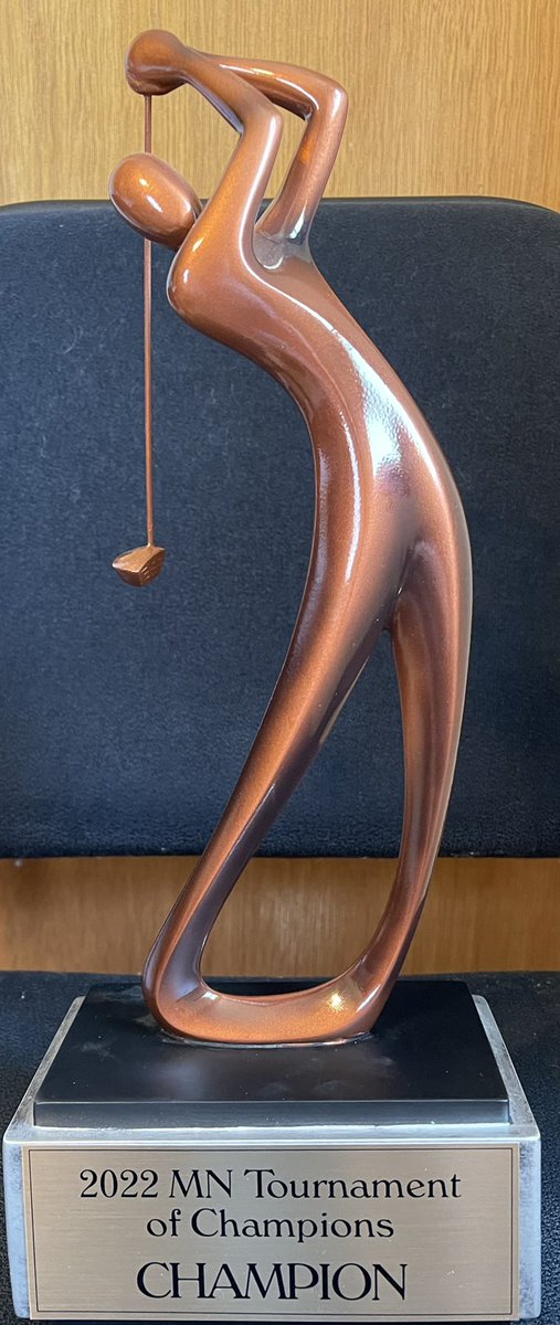 The trophy is in!  Who will be the Club Champion hoisting it on May 21st at Owatonna CC? <a href="/owatonnacc/">OwatonnaCC</a>