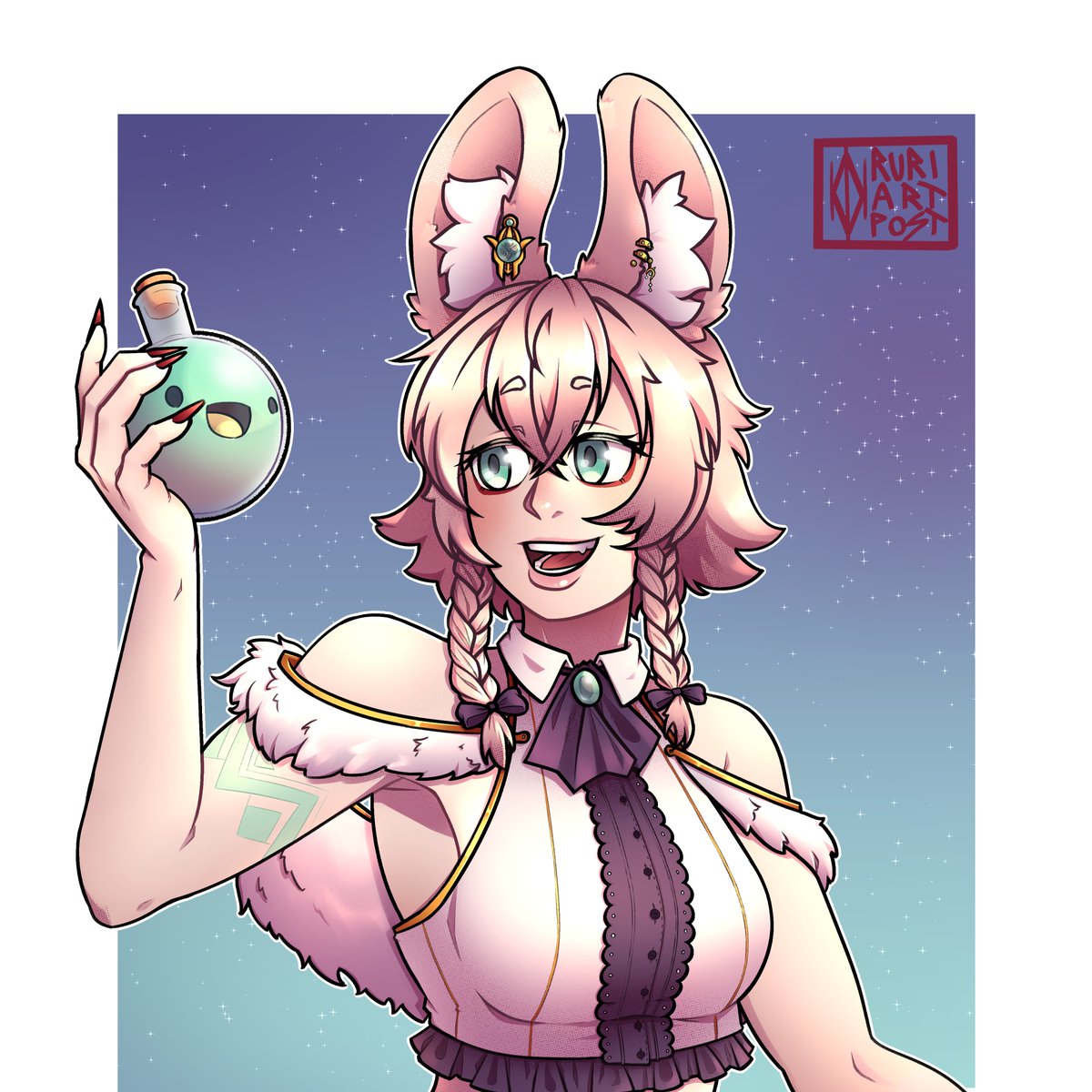 Ruri_Artposting's tweet photo. Portrait commission for my boy @epigrass https://t.co/bFN1vK7HN4