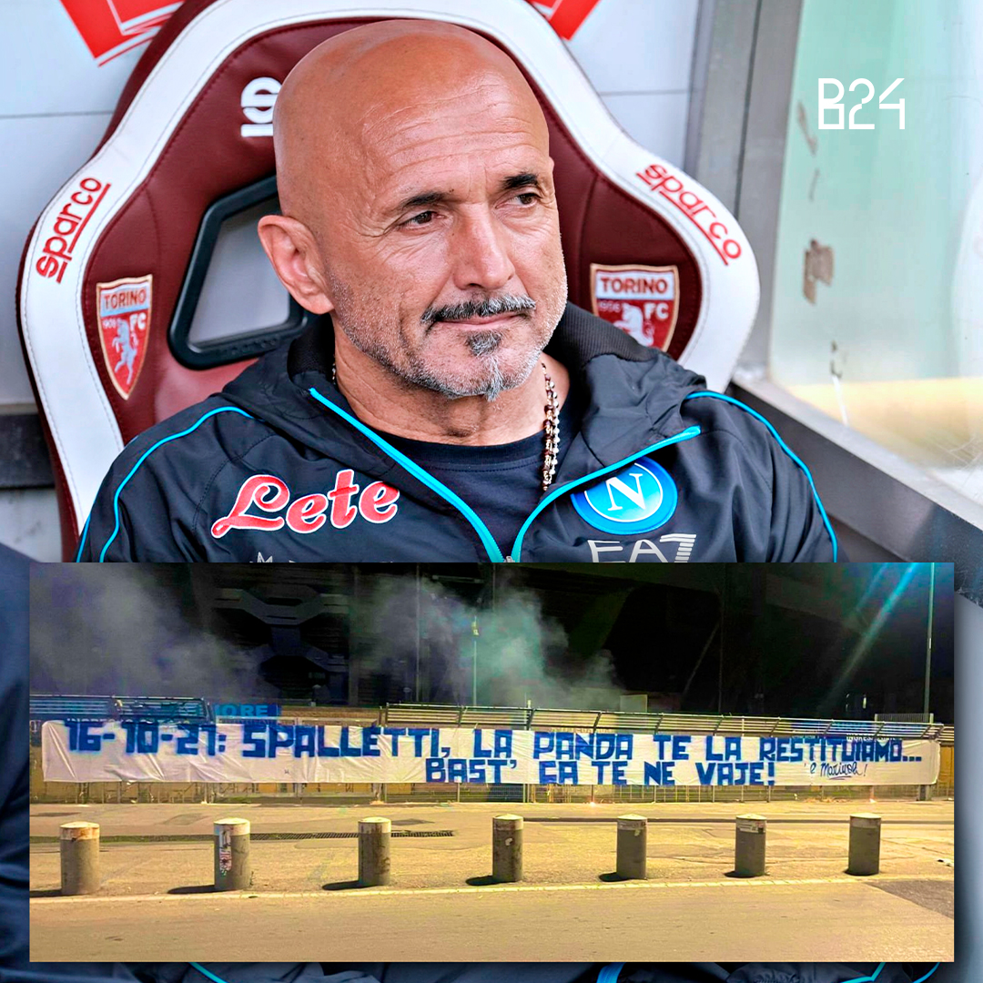 Adeptos do Napoli roubaram o carro ao treinador Luciano Spalletti e só o devolvem caso ele saia do clube 💀