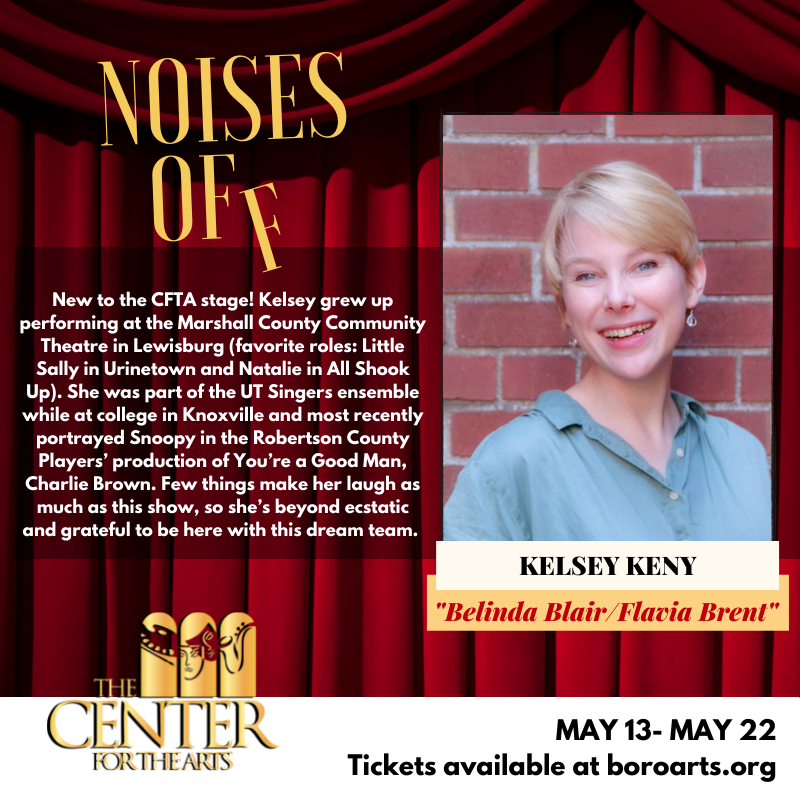 Boro_Arts's tweet photo. MEET THE CAST
Meet the talented cast of the upcoming hilarious farce, 'Noises Off'.  

Tickets are on sale now at https://t.co/XI1mTVB8h3 or you can call (615) 904-2787 (ARTS). https://t.co/P5mgG7qLOC