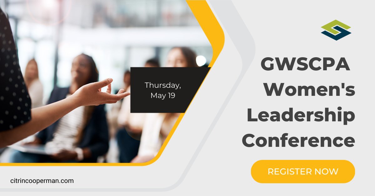 citrincooperman's tweet photo. Join Partner Jenny Herrera for a panel on communications across generational gaps at the @TheGWSCPA 2022 Women Leadership Conference! Jenny will be sharing tips and tricks on how to address communication challenges #gwscpa #wlc22 https://t.co/R5amov1mrt https://t.co/tPDrpCUTQO