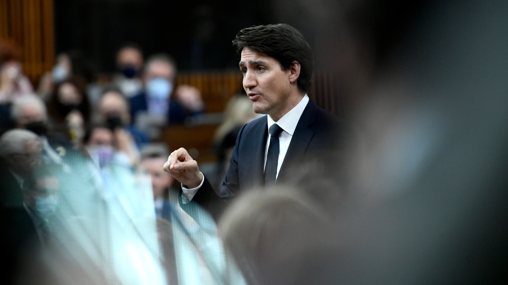 CTVNews's tweet photo. Trudeau questions if Poilievre cares about Canada's economic reputation after pledging to fire central banker https://t.co/PoqPlxayV3 https://t.co/tFVeEbN6xb