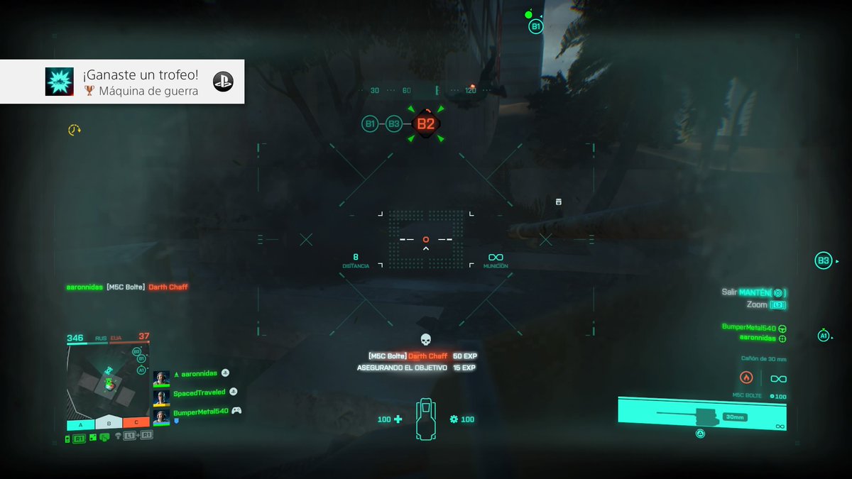Aaron_Gasca's tweet photo. Trofeos de Battlefield 2042
Máquina de guerra (Bronce)
Eliminaste a 50 enemigos con vehículos #PS4share https://t.co/jWknTyJPBP